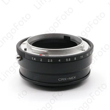 CRX-NEX Mount Adaptér Krúžok pre Contarex CRX mount Objektív pre Sony E Namontujte fotoaparát NEX-6 7 5T A7 A7R A5000 A6000, atď.