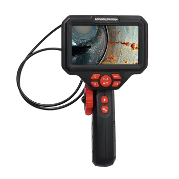 Multi funkcia auto diagnostický nástroj endoskopu fotoaparát potrubia kontrola fotoaparát 5.0 inch obrazovke visual priemyselné borescope fotoaparát