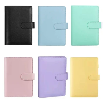 A6 Solid Farba Imitácia Kože Rozpočtu Plánovač Notebook Binder Účet Zúčtovacej Poznámkový Blok Plánovač Organizátor Papiernictvo Dodávky