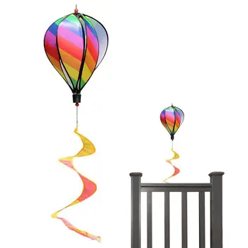Vietor Spinner Teplovzdušný Balón Dekoratívne Dream Catcher Rainbow Teplovzdušný Balón Otáča Mlyn Visí Na Vonkajšie Záhradné Dvore