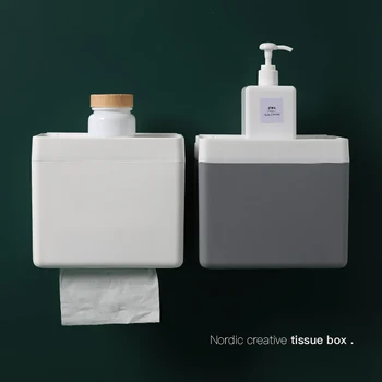 Visí Multifunkčné Tkaniva Boxy, Wc Plastové Tkaniva Box Nordic Módnych Domov Boite Mouchoir Kúpeľňa Produkty DI50CZH