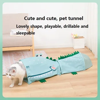 Pet mačka tunel roztomilý tvar odnímateľný veľký priestor mačka samostatne ahoj zábavy hračiek pre mačky