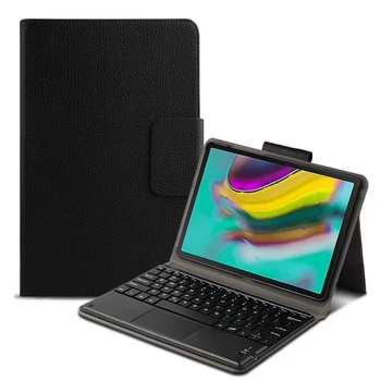 Bluetooth klávesnica Ochranné Klávesnice Smart Case Pre Samsung galaxy Tab 10.1 2019 SM-T510 T515 Tablet PU Kožené Kryt +fólia