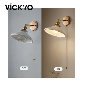 VICKYO Led Nástenné svietidlo S vypínačom Nordic Moderných Domov Dekor Interiéru Nástenné Svietidlo Pre Obývacia Izba Gauč Chodby, Spálne, Nočné Lampy