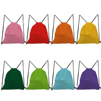 Vysoko Kvalitné Darčekové Tašky Farbou Šnúrkou Tašky Bežné Teenager Prenosné Obuvi Skladovanie Taška Prispôsobiteľné Dieťa Mini Batoh