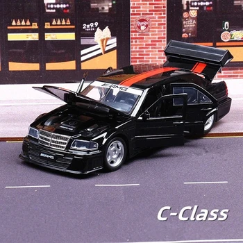 1:32 Benzs C-CL DTM Racing Zliatiny Auto Diecast & Hračky Kovový Model Auta, Simulácia Zber Zvuk A Svetlo Deti Hračky Darček