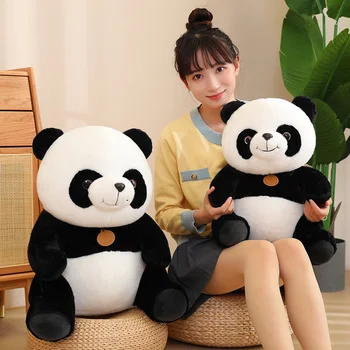 25-55 cm Roztomilé Dieťa Obrie Panda Bear Plyšové plyšáka Bábika Zvieratá Hračka Vankúš Cartoon Kawaii Dievčatá Bábiky Milenca Dary