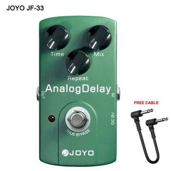 JOYO JF-33 Analógový Delay Elektrická Gitara Efekt Pedál True Bypass Efektu Časti s voľným kábel