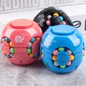 Fidget Spinner Hračka Magic Fazuľa Rotujúce Kocka, Námestie Malé Korálky Magic Cube detské Puzzle Ball Kreatívne Hračky pre Deti & Dospelých