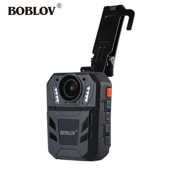 BOBLOV WA7-D 32 GB Mini Policajné Kamery Ambarella A7 Batérie 4000mAh DVR HD 1296P Diaľkové Ovládanie Tela Cam Policia Video Recorde