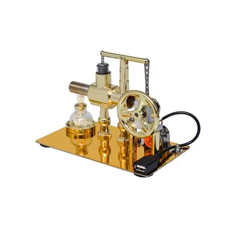 Stirling motor generátor parný rušeň fyziky experiment vedy veda výroby vynález hračka malý model