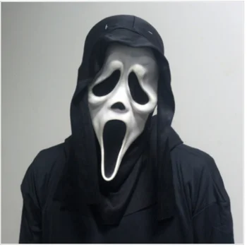 Scream Maska Ghost Tvár Halloween Deň Night Killers Hororové Masky Maškarný