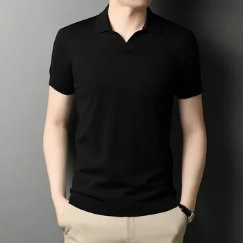2023 Kvalitné Tričko 100% Bavlna, Krátky Rukáv Fashion Mužov Oblečenie kórejský T Košele Camiseta Hombre WPY3712