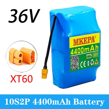 MKEPA 36V 10S2P 4.4 Ah 18650 li Batéria, 4400mAh Nabíjateľná skútre Hoverboard Batérie vstavaný 20A BMS