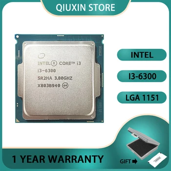 Intel Core i3-6300 i3 6300 Procesor 4M 51W CPU 3.8 GHz Dual-Core Quad-Niť LGA 1151