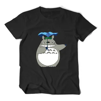 Hayao Miyazaki Anime, Komiksu, Funny T-shirt Samec Krátky Rukáv O Krk Voľné Muži Tričko 2020 Príležitostné Letné Topy Tees Hot Predaj