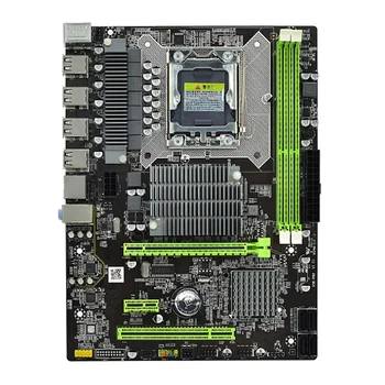 X58 základnej Doske Počítača, 1366-Pin DDR3 RECC Pamäť Stolný Počítač Hra Sada základnej Dosky Podporuje, X5650 I7CPU Nastaviť