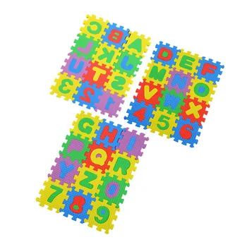 36Pcs Farebné Puzzle Dieťa Vzdelávacie Hračka Abecedy A-Z Listov Číslovka Pena Hrať Mat Self-Zostaviť Dieťa Plazenie Pad