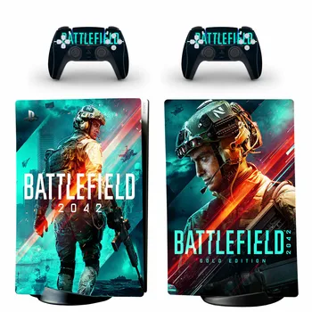 Battlefield 2042 PS5 Digital Edition Pokožky Nálepky Kryt Kotúča, pre PlayStation 5 Konzoly a Radiče PS5 Pokožky Nálepky Vinyl
