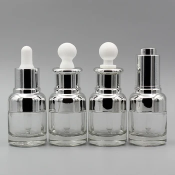 20ml esenciálny olej, kozmetické balenia, prázdne jasné kvapkadla sklenené fľaše