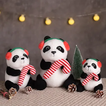 Plyšové Mäkké Zvierat Bábiky pre Deti Baby Roztomilá Hračka Panda Rodiny, Malé / Stredné / Veľké