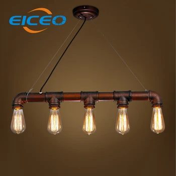 (EICEO) Jednoduché Modely Dizajn Bar Americkej Krajiny Luster Loft Osvetlenie AC185-265V Droplight Prívesok nezávislá Lampa Visí