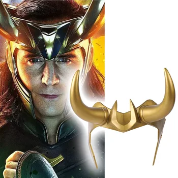 Marvel Loki Maska 2021 Nový Model Hračky Pevného PVC Skalnaté Prilba pre Halloween Cosplay Darček k Narodeninám