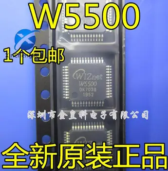 10pcs originálne nové Ethernetová hardvérová zásobník protokolu TCP/IP W5500 LQFP48