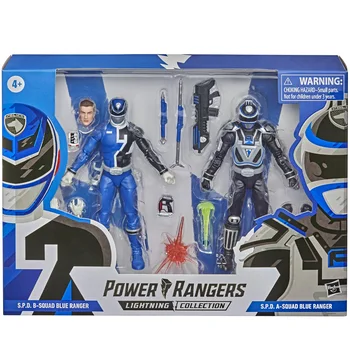 Power Rangers Lightning Zbierka S. p.d. B-Družstvo Modrý Ranger Verzus-Družstvo Modrý Ranger 2-Pack 6-Palcový Model Kolekcie Hračka Darček
