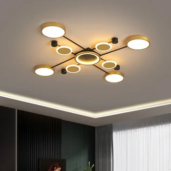 Nový Moderný LED Luster Osvetlenie S Diaľkovým ovládaním Pre Spálne, Obývacia Jedáleň, Kuchyňa, Bar, Krytý Lesk Lampa Domáce Osvetlenie