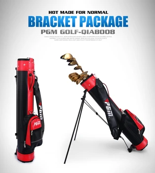 PGM Golf Club Bag Držiteľ Taška Multifunkčné vodeodolného Nylonu Stojí Taška Ľahké A Prenosné HIGH Capacity Môže Držať 9 Klubov