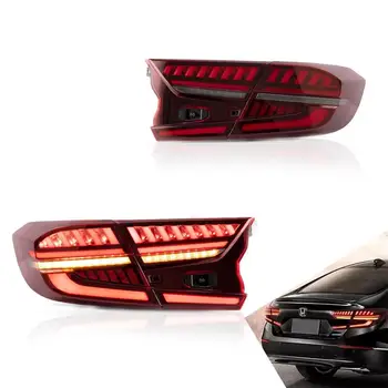 LED zadné Svetlá Na Honda Accord 10. Gen 2018 2019 2020 Animácie DRL Sekvenčné Indikátor Zadné Lampy Montáž
