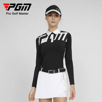 PGM Golf dámske Tričká, Šport Voľný čas Jesenný, Zimný Dlhý Rukáv Lady Oblečenie Pružnosť Teplé YF538 Veľkoobchod