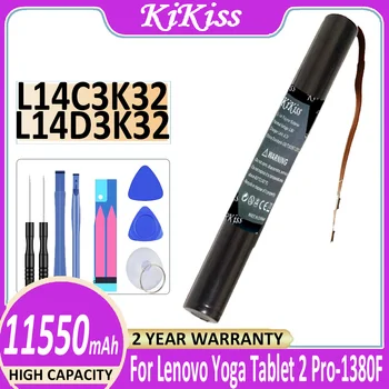 Pôvodné KiKiss Batérie L14C3K31 L14D3K31 Batérie pre Lenovo Yoga Tablet 2 1050L 1050F 2-1050F 2-1051F 2-1050L 2-1050LC 2-1051L