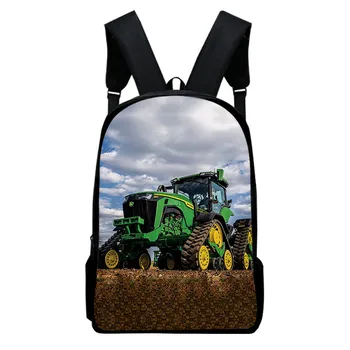 2021 Nové Príležitostné traktor vzor batoh Aktovka Muži/Ženy Ramenný Cestovná Taška Tlač Hip Hop Dospievajúce Dievčatá taška