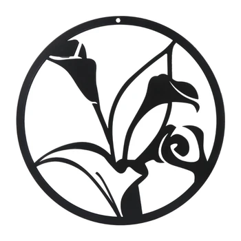 Kovové Lily Kvet Prihlásiť Kovaného Železa Dekor Ornament Remesiel Dodávky pre Vnútorné Vonkajšie Záhradné Dekorácie Dvore