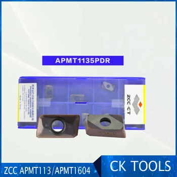 20pcs ZCCCT APMT1135PDR YBG205 Najlepšie frézovanie vložka pre Nehrdzavejúcej ocele APMT1135 Karbid volfrámu Rezné nástroje, nástroje na Frézovanie,