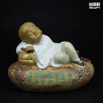 Shiwan bábika boutique spálňa štúdia keramické ozdoby čistý mních charakter remesiel business darček