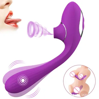 10 Rýchlosť Dildo Pošvy Sania Vibrátory Orálny Sex Sacie Stimulácia Klitorisu Ženská Masturbácia, Sexuálne Hračky Pre Ženy ZD0348