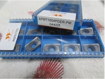 Doprava zadarmo, spekané karbidy frézovanie vložiť APMT1604PDER-PM GA4225 vhodné pre BAP400R séria bude čeliť externý nástroj