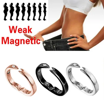 Magnetický Prsteň Fitness Šperky Pálenie Hmotnosť Ealth Krúžok Chudnutie Nástroje Fitness Znížiť Hmotnosť Krúžok Otvorenie Dizajn A Módne Šperky