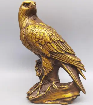 V číne archaize mosadz nádherné eagle remesiel socha