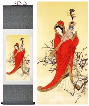 Zhao jún Chu sai maľovanie Tradičnej Čínskej pekné dievčatá maľovanie Home Office Dekorácie beautifull ženy maľovanie