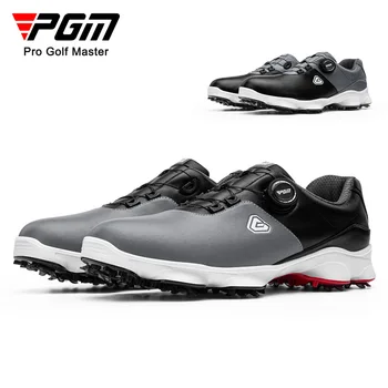 PGM golfové topánky odnímateľné hroty nepremokavé gombík shoelace športové tenisky pánske topánky