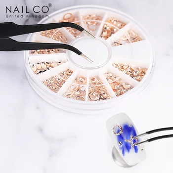 NIALCO Akryl Diamantová Vŕtačka DIY Nechtov Umenie Kolesa Tipy Krištáľový Lesk Drahokamu 3D Nail Art Decoration