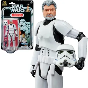 Pôvodné 6-Palcový Star Wars Black Series George Lucas (v Stormtrooper Zamaskovať) Akcia Obrázok hračky pre deti,