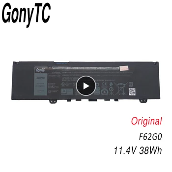 GONYTC F62G0 Notebook Batéria Pre DELL Inspiron 13 7370 7373 7380 7386 Vostro 5370 P83G P87G P91GRPJC3 39DY5 11.4 V 38WH