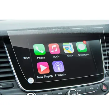 Tvrdené Sklo Screen Protector Pre Astra K/Vauxhall Astra K 2018 Automobilovej Navigácie Zobrazenie Auto Interiéru Ochranné Nálepky