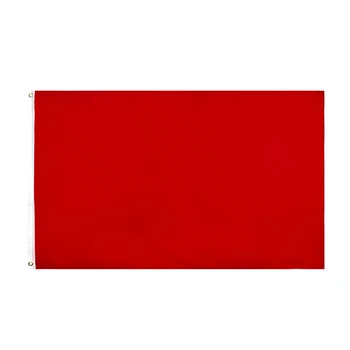 3x5 Ft 90x150cm Červené Farebné Vlajky Pevné farebné alebo monochromatické