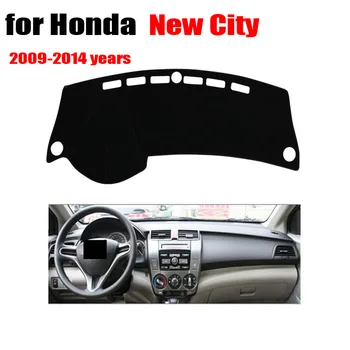 auto palubnej doske podložky Pre Honda nové mesto 2009-2014 polovicu krytu Vyhnúť light pad Nástroj platformu stôl pad